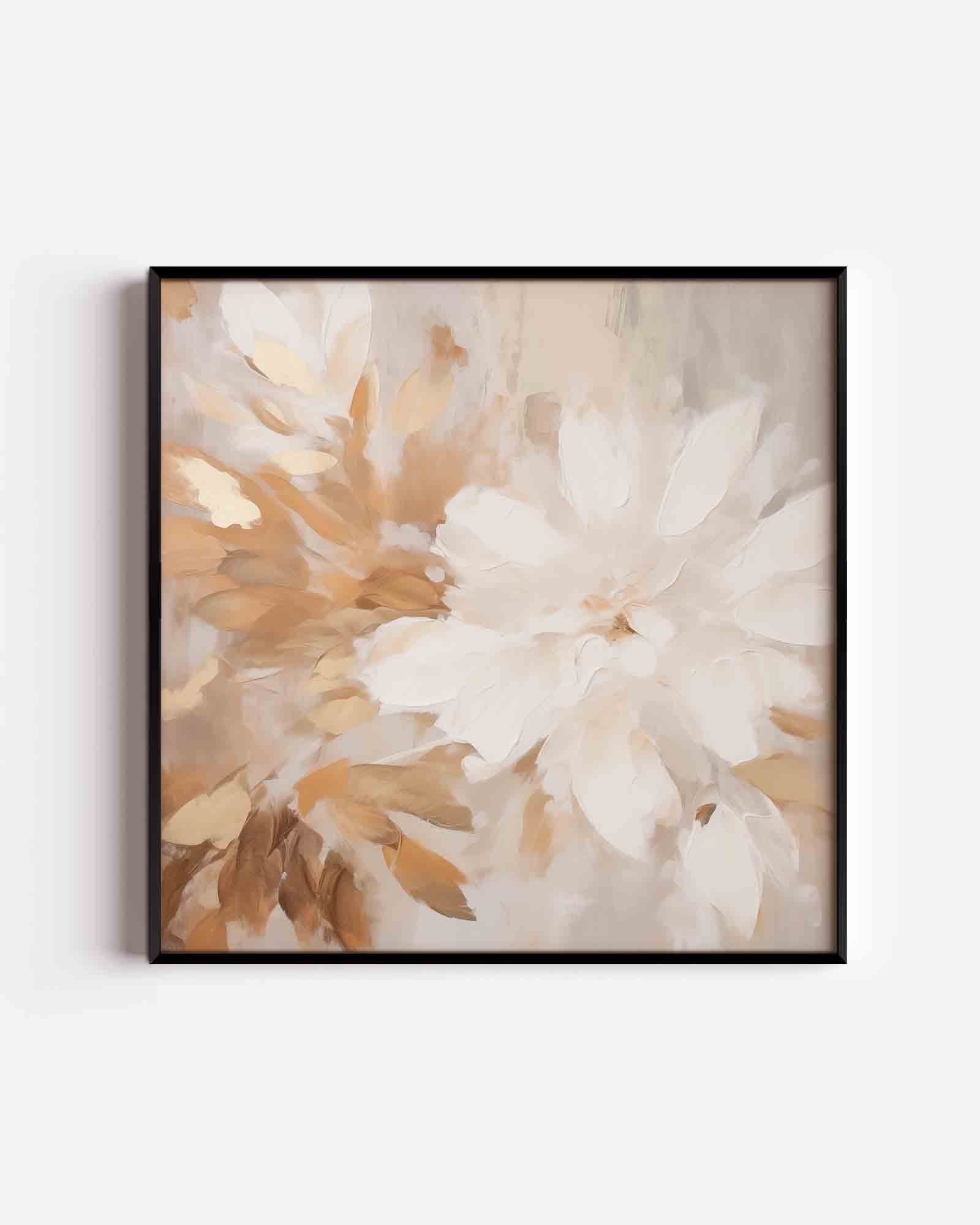 Bloem en bladeren Poster