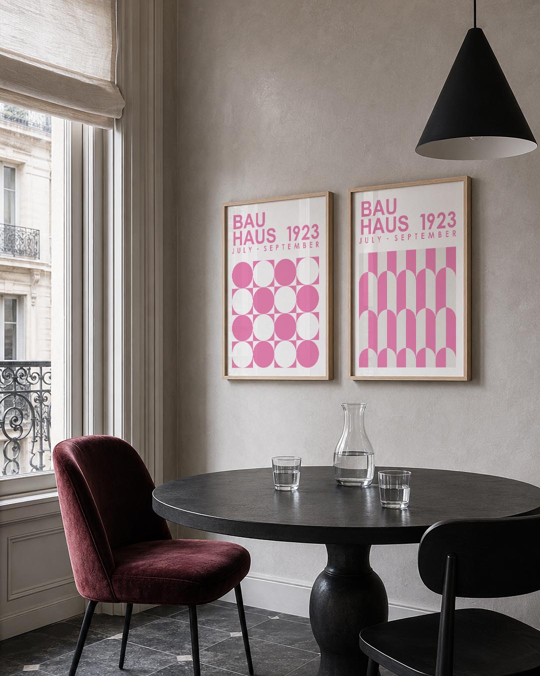 Cirkelritme en tekst Posterset