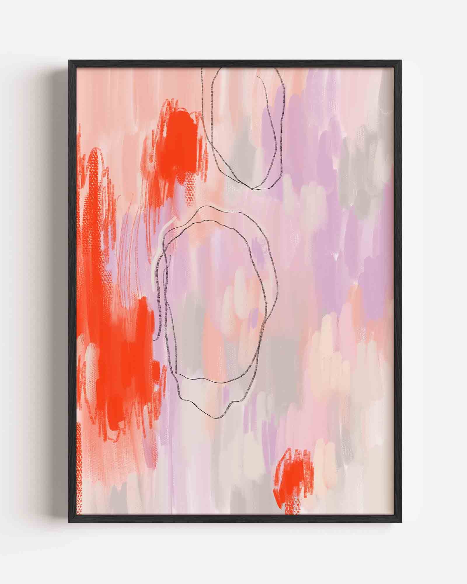 Abstracte vormen Poster