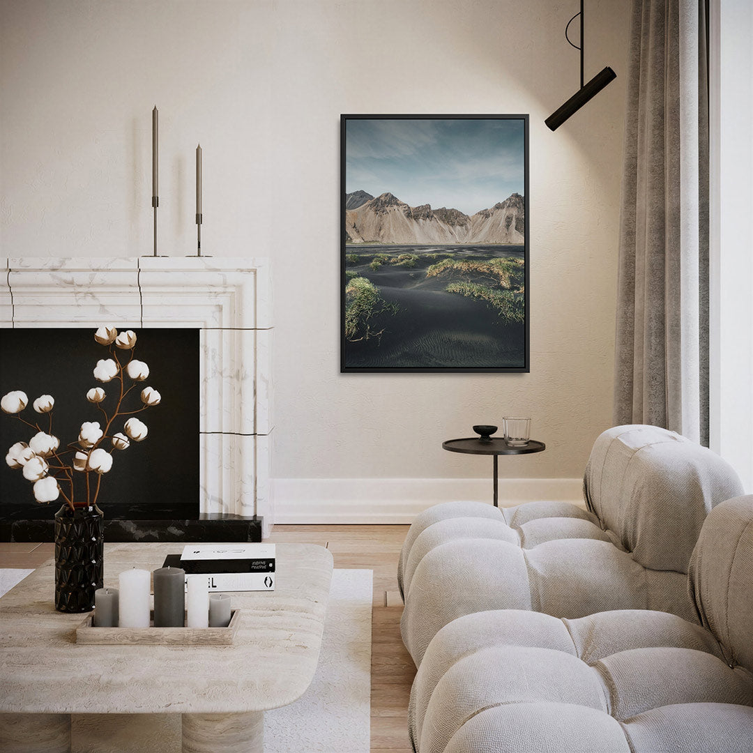 Rustige berglandschap Kunstwerk