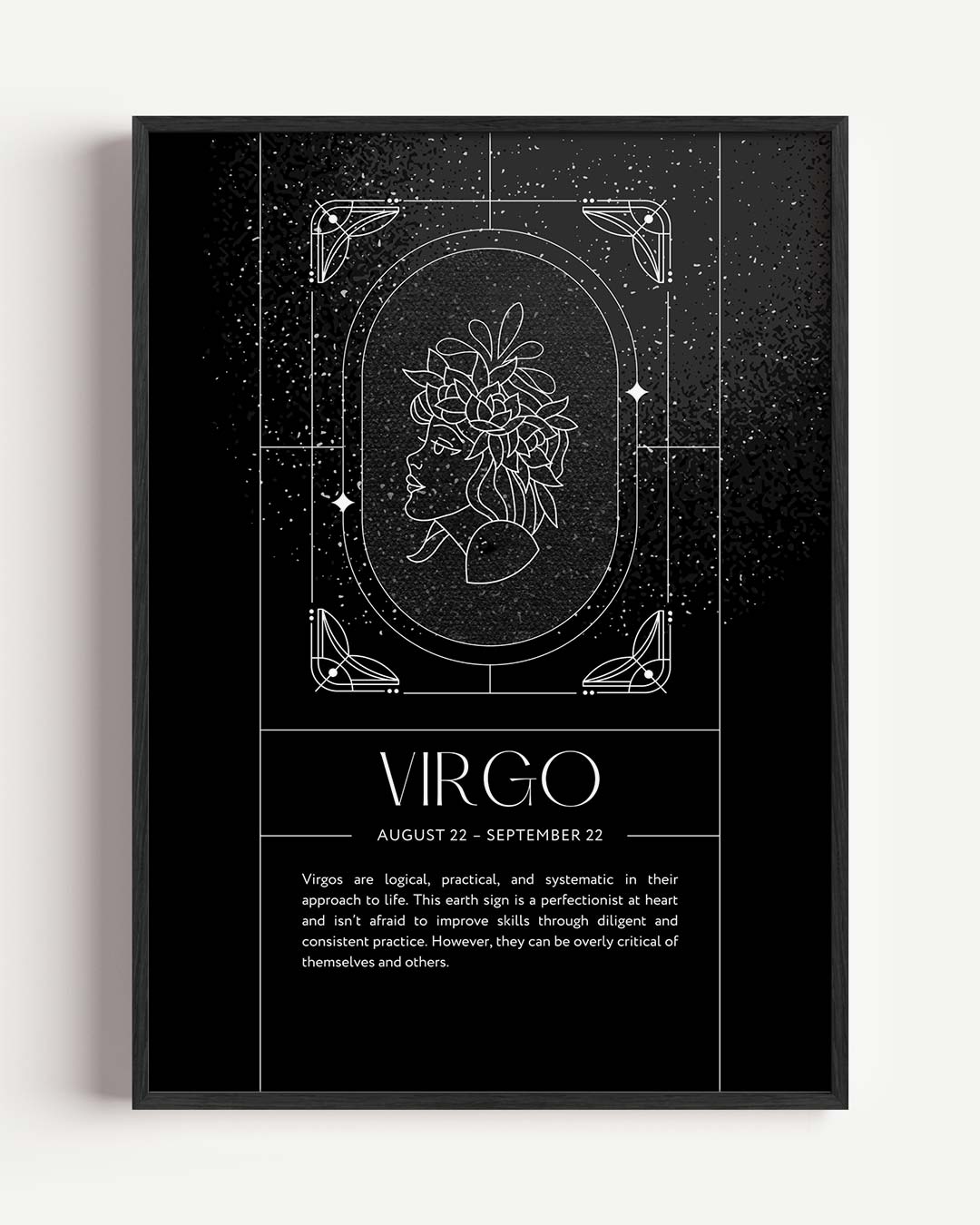 Virgo Sterrenbeeld Poster-WallArtistic