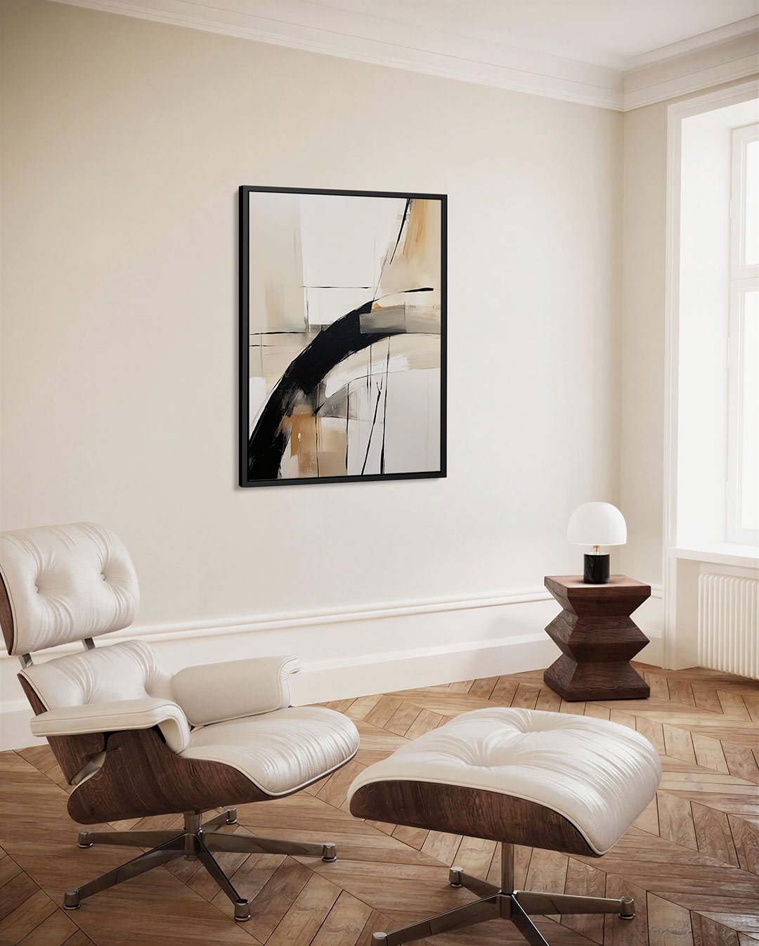 Dynamische lijnen Kunstwerk