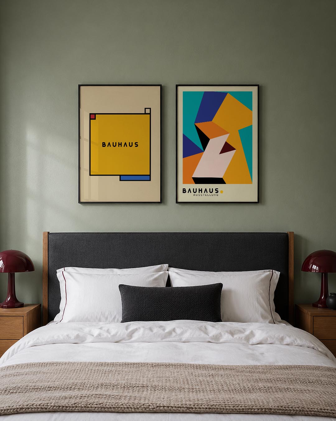 Kleurvlakken en lijnen Posterset