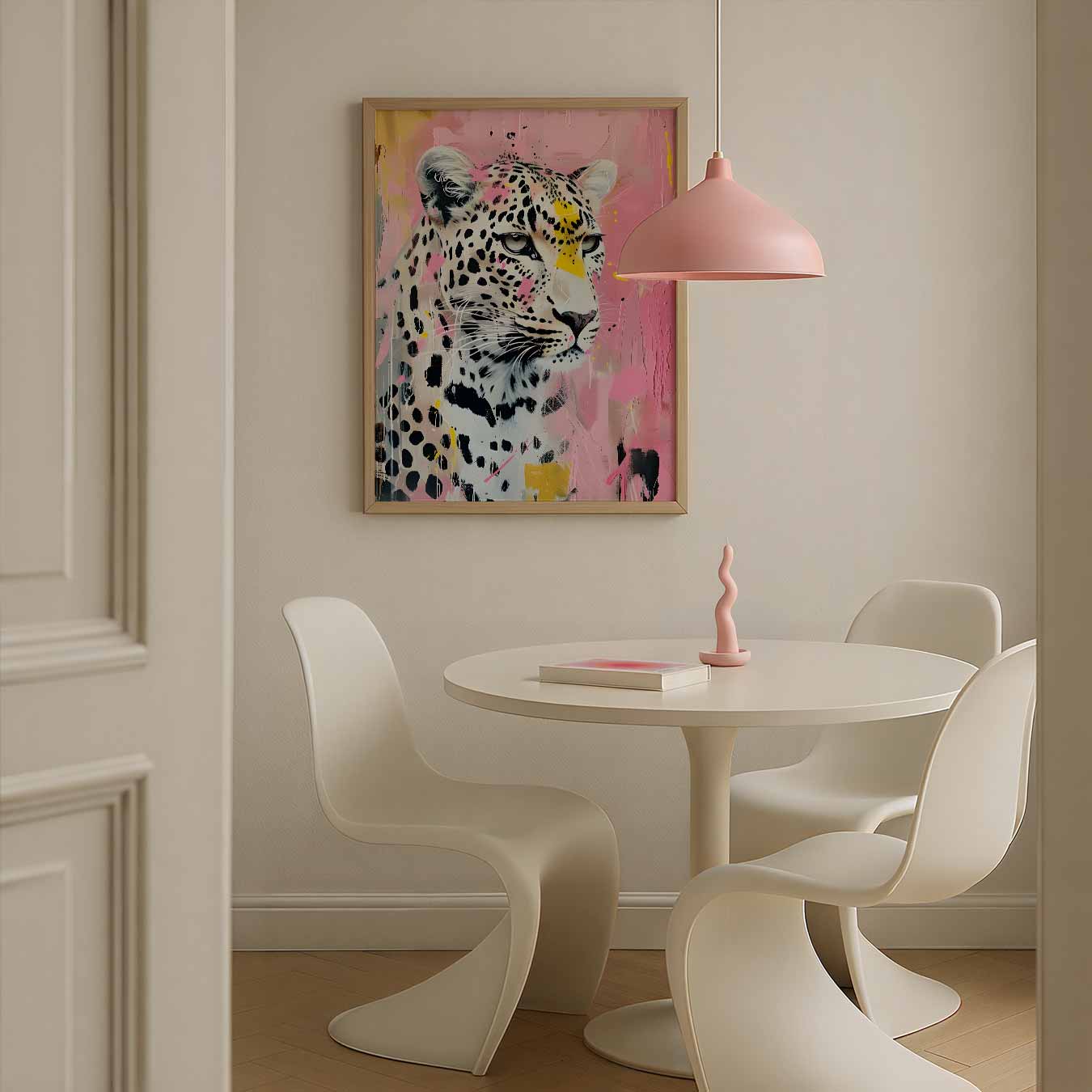 Stijlvolle Luipaard Kunstposter-WallArtistic