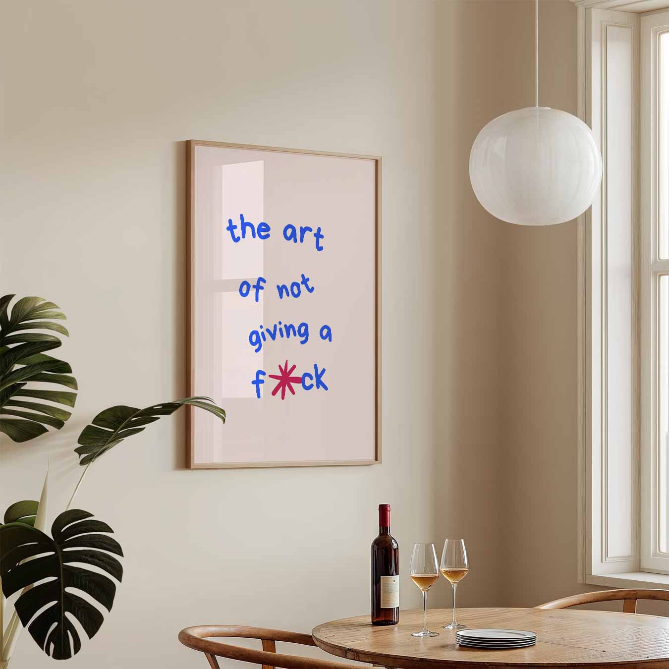 De Kunst van Loslaten Poster-WallArtistic