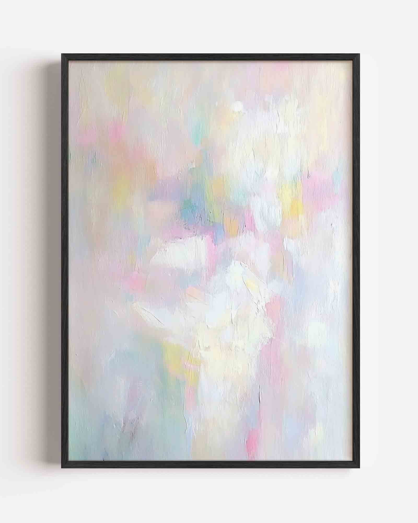 Pastelkleuren abstracte Poster