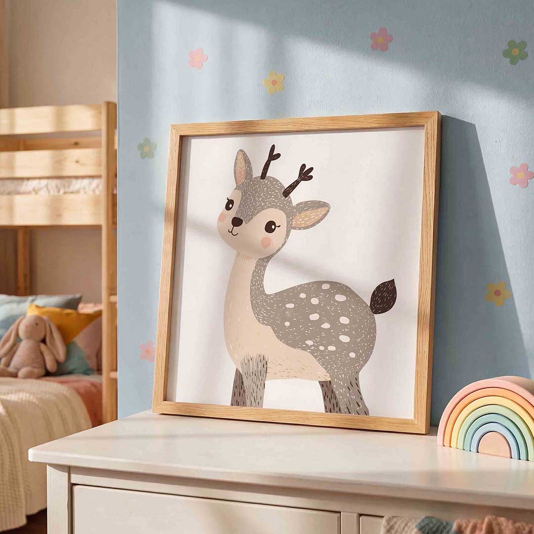 Schattig hert Poster