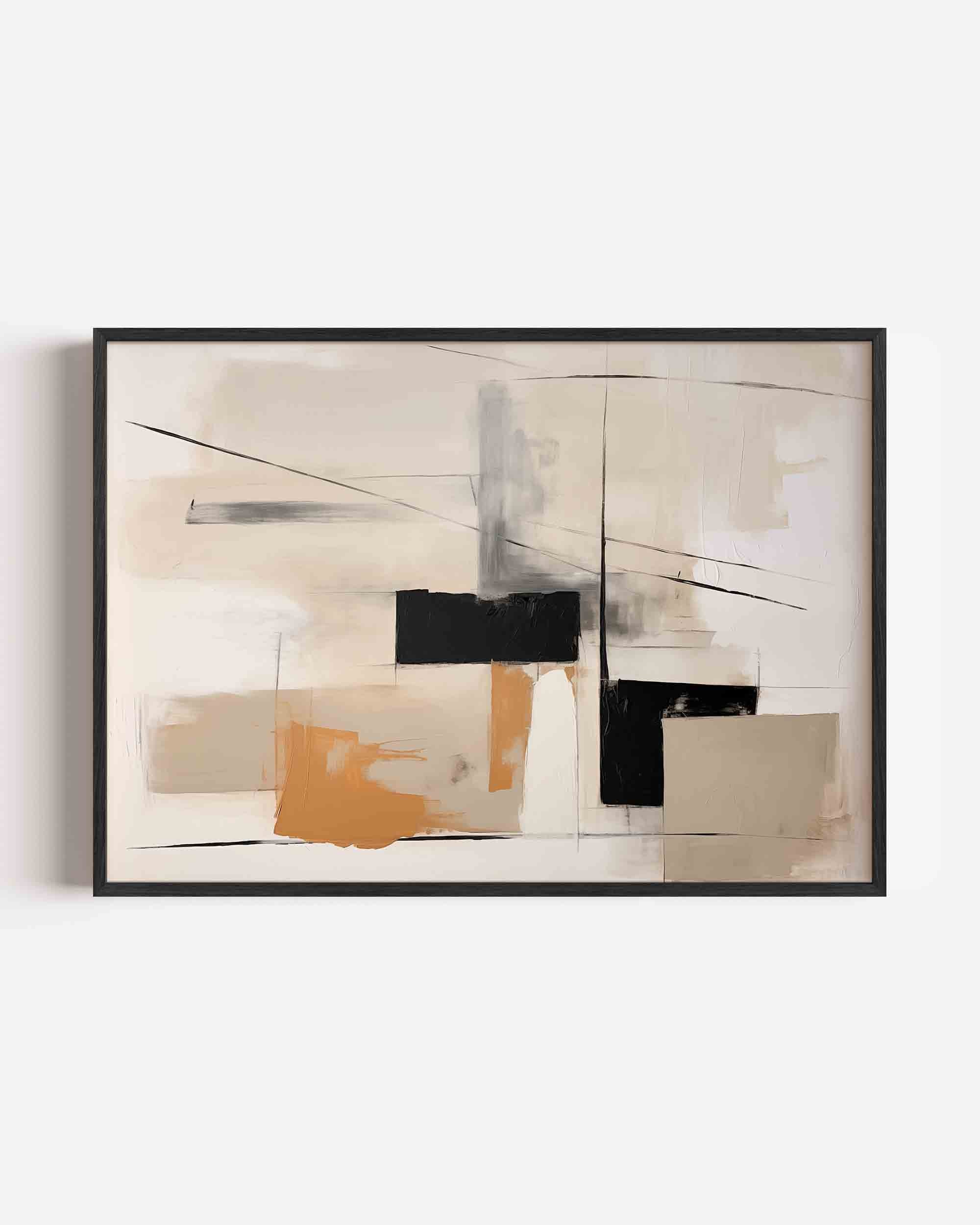 Abstracte vormen Poster