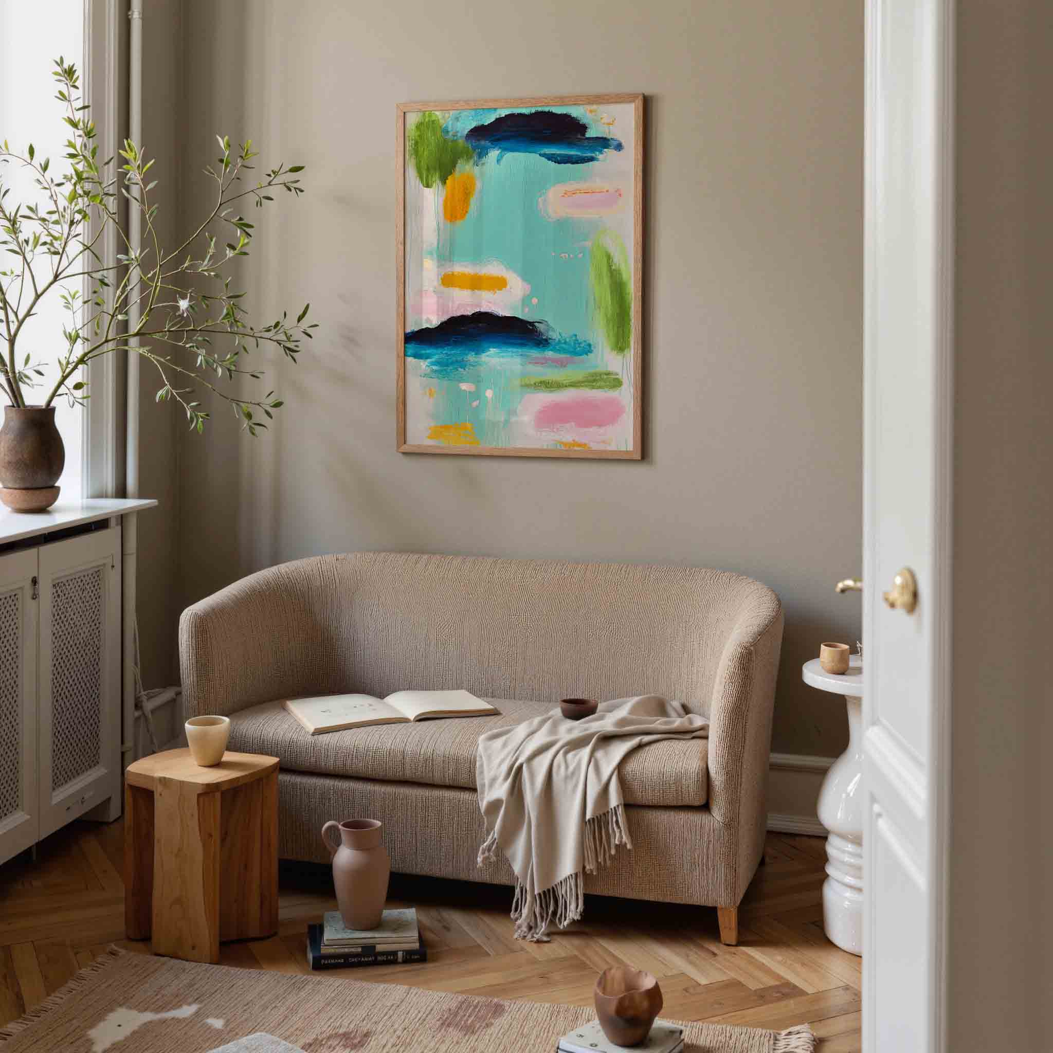 Abstracte vormen Poster
