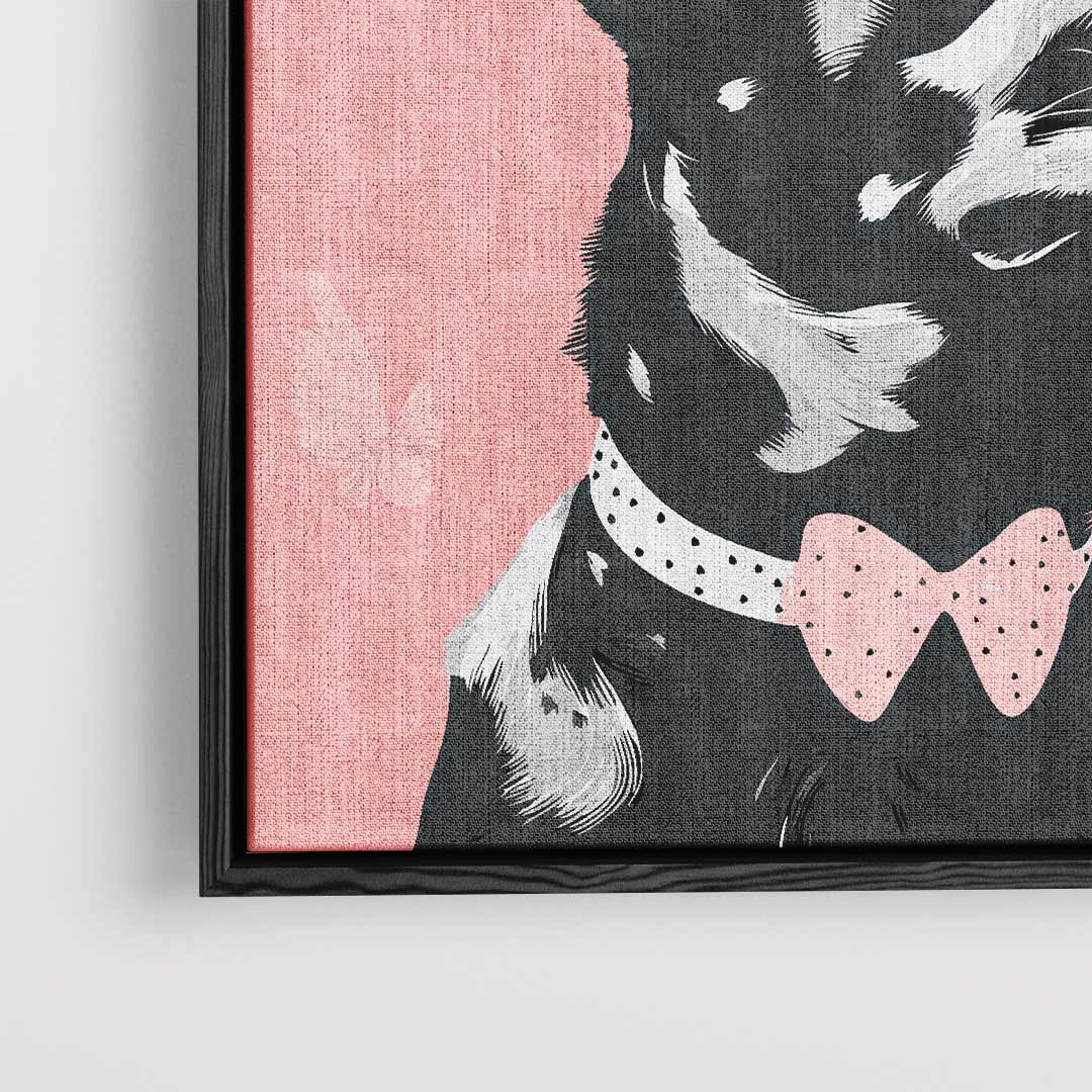 Dreamy Dog and Butterfly Artwork