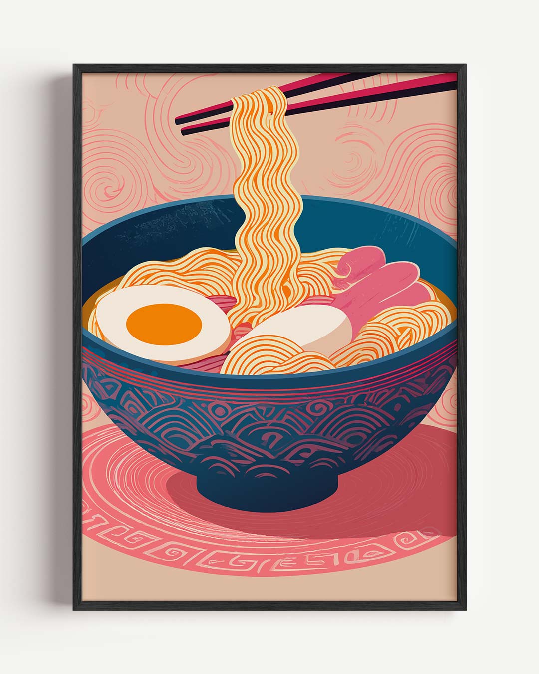 Ramen Liefhebbers Poster-WallArtistic