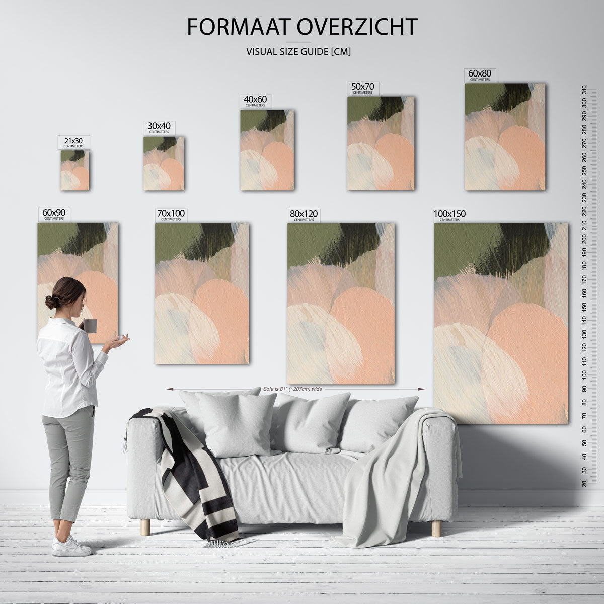 Abstracte vormen Poster