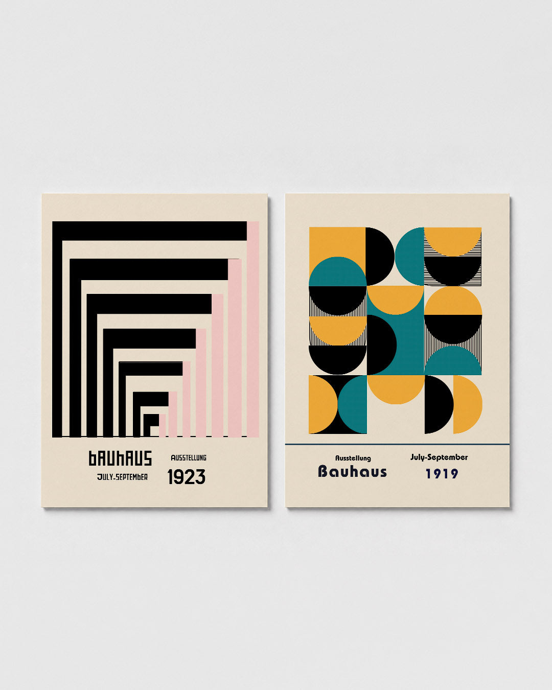Lijnen en kleurvlakken Posterset
