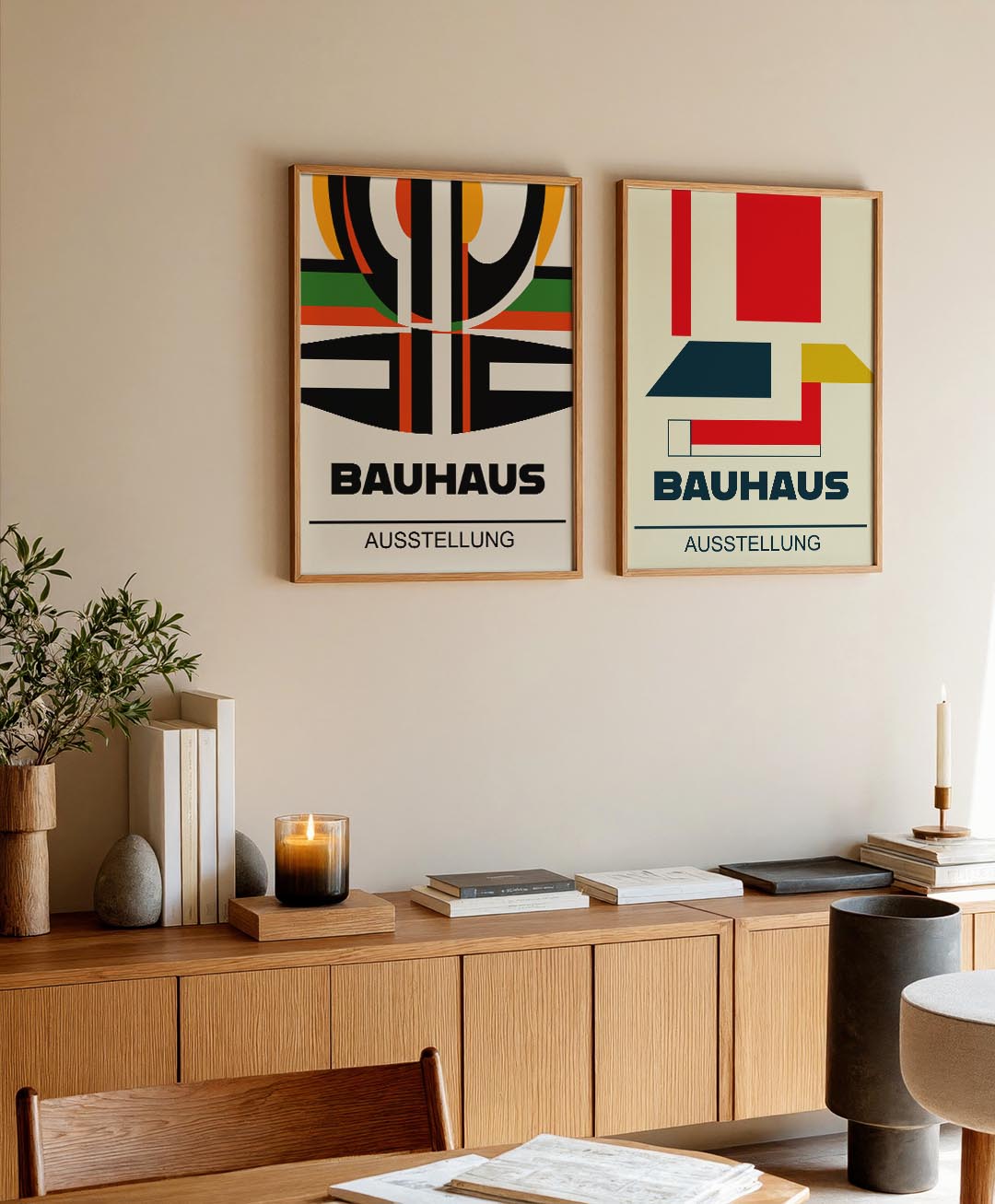 Kleur en lijnenspel Posterset