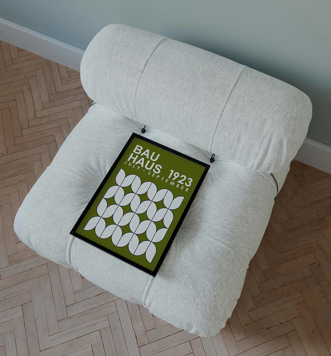 Vormritme en kleur Poster