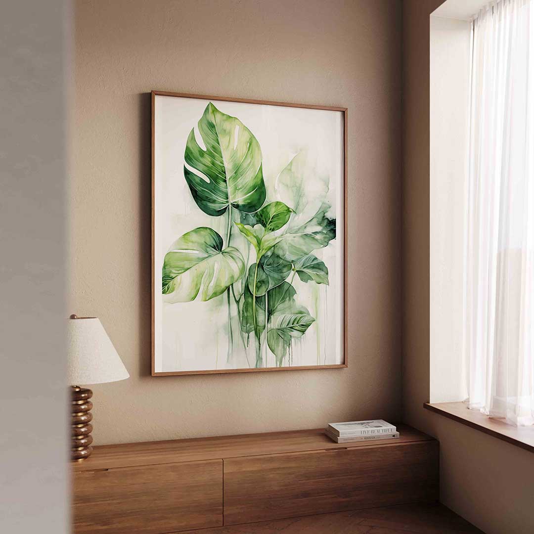 Groene bladeren Poster