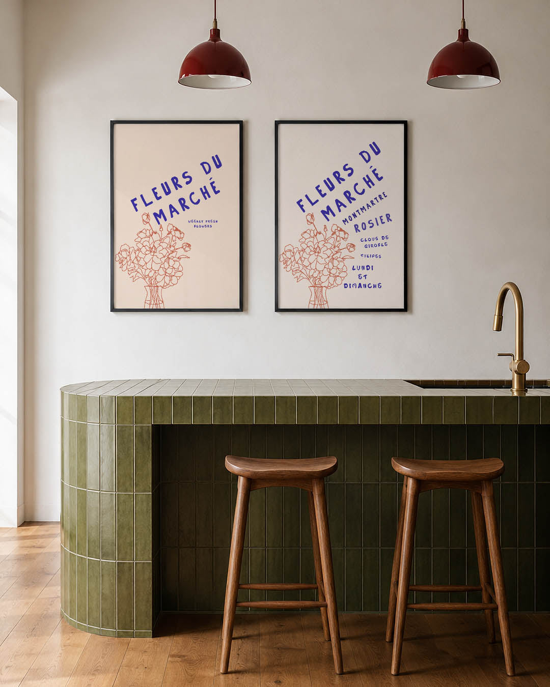 Bloemrijke eenvoud Posterset
