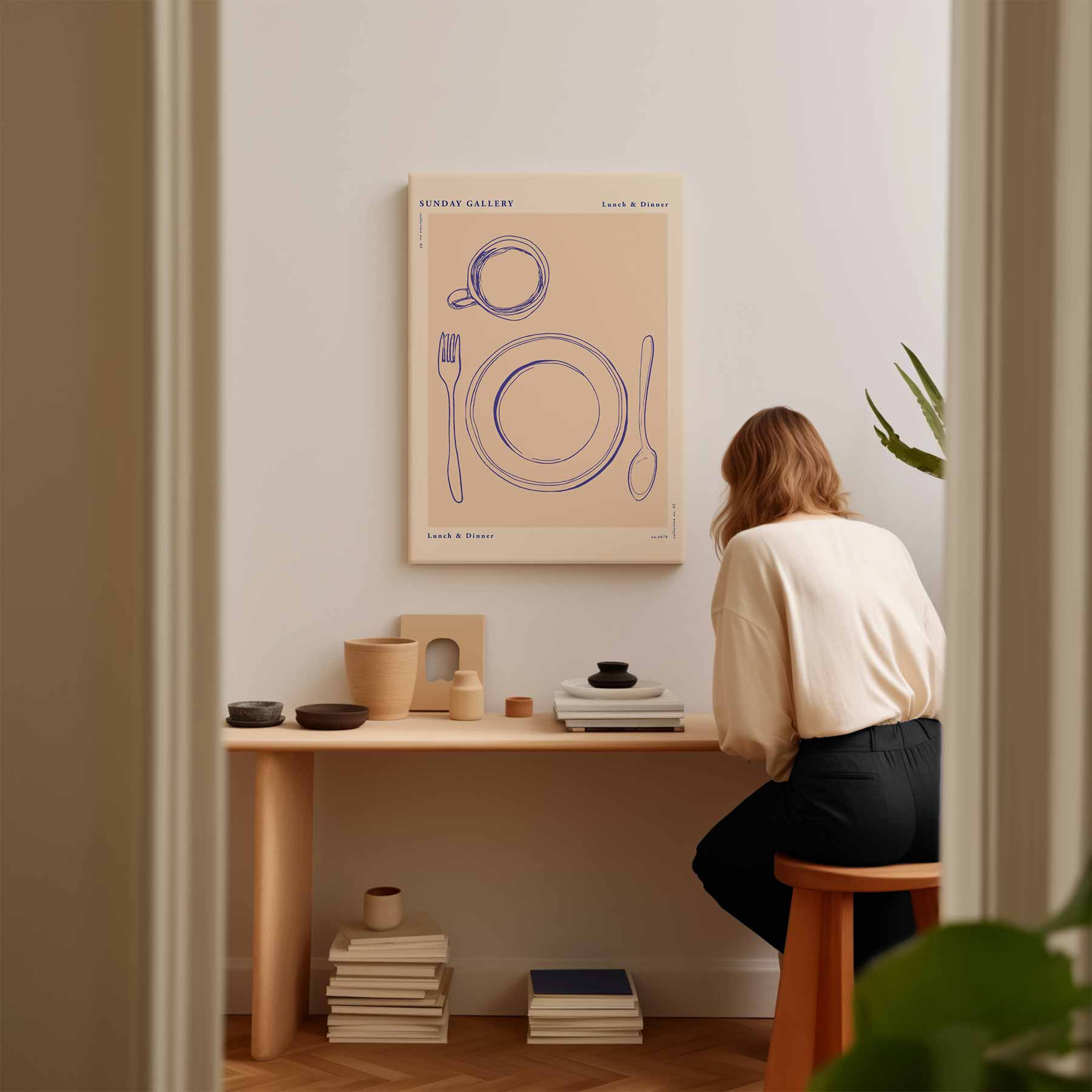 Eenvoudige Tafelschikking Kunstwerk-canvas-dibond-plexiglas-wanddecoratie-WallArtistic