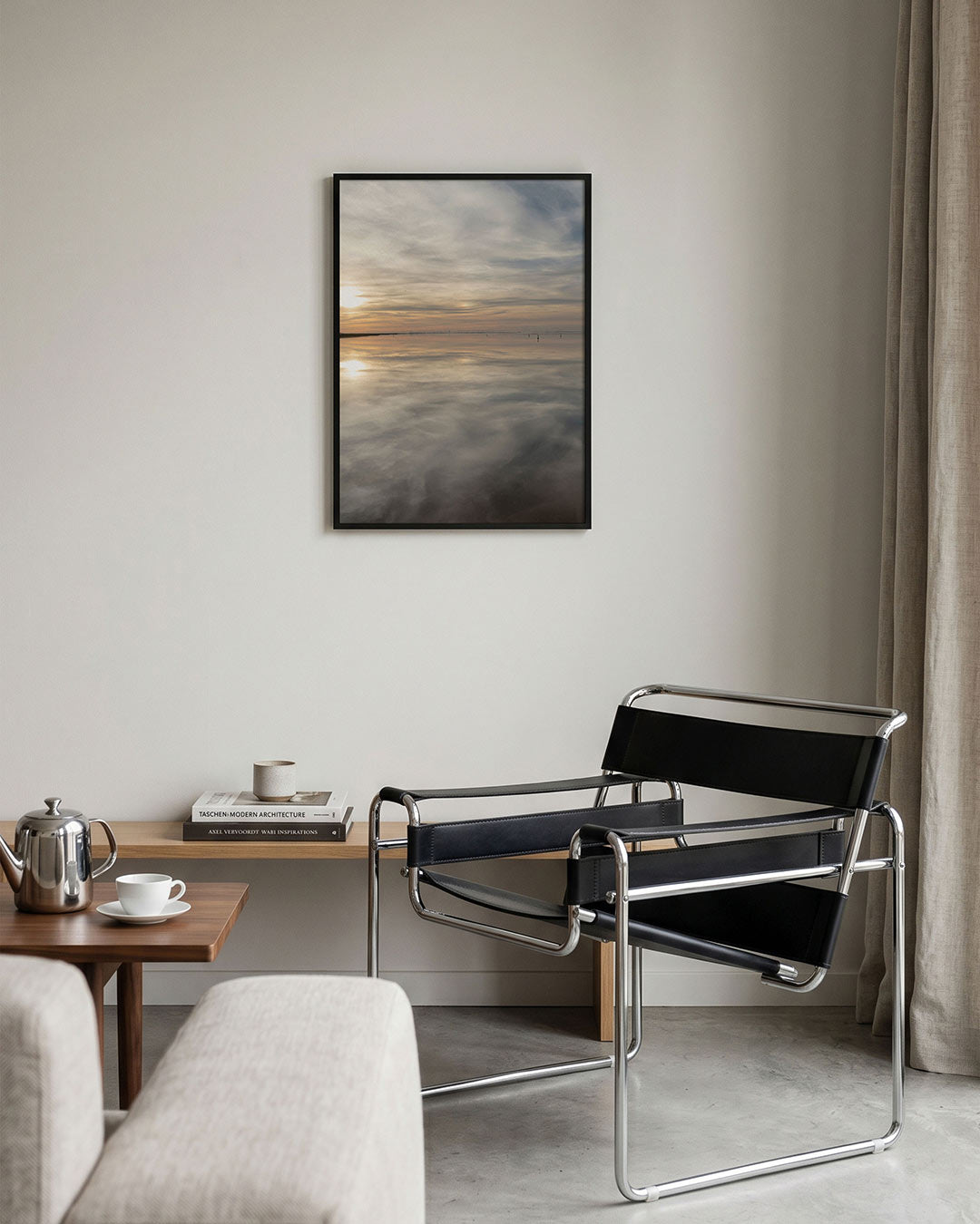 Rustige zonsondergang Poster