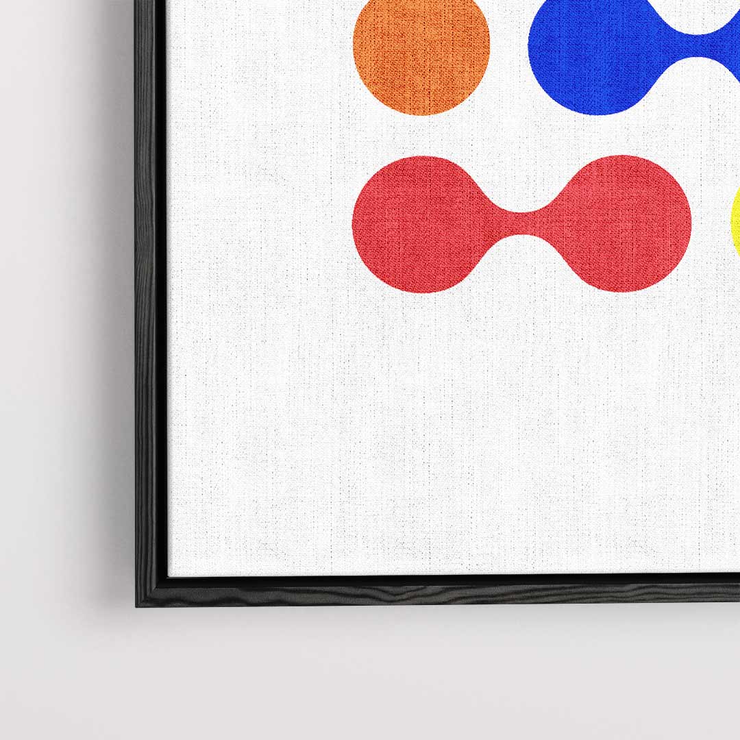 Colorful Molecules Artwork