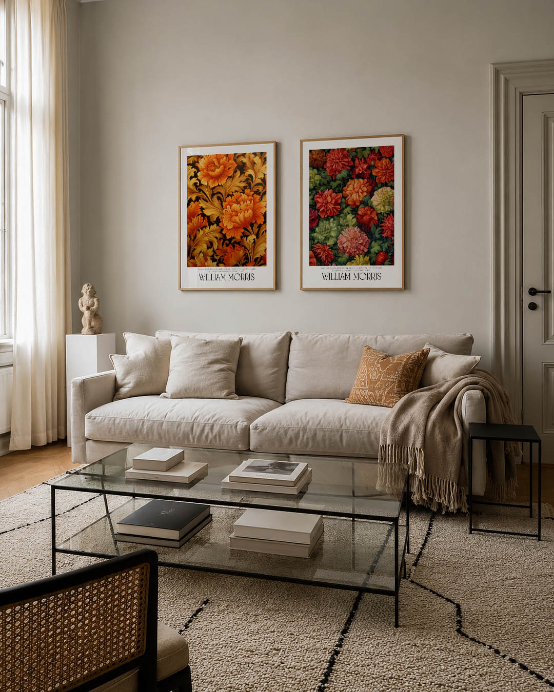 Bloemrijke vormen Posterset