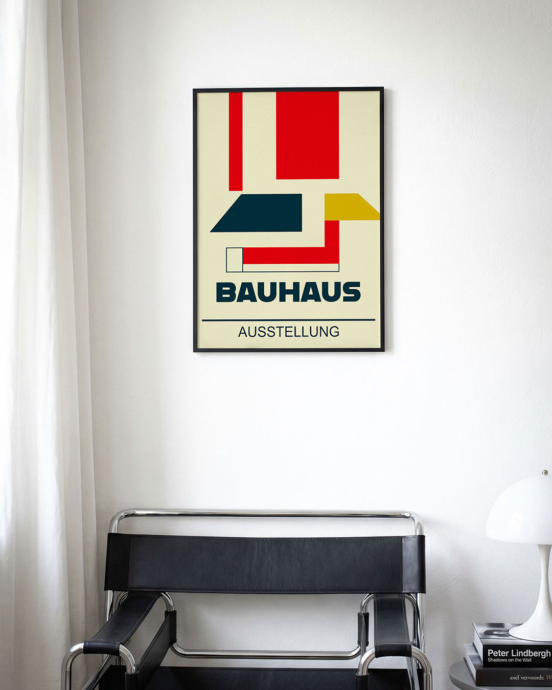 Kleurvlakken en lijnen Poster
