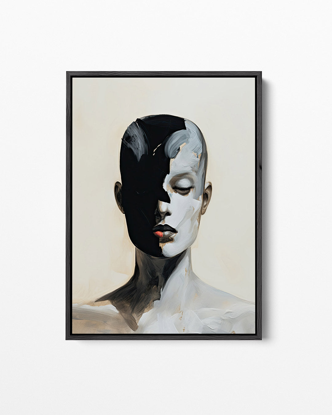 Dualiteit portret Kunstwerk