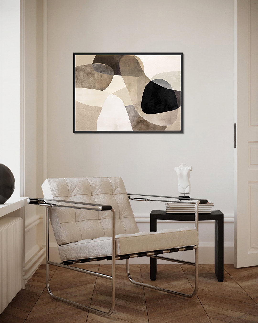 Organische vormen compositie Kunstwerk