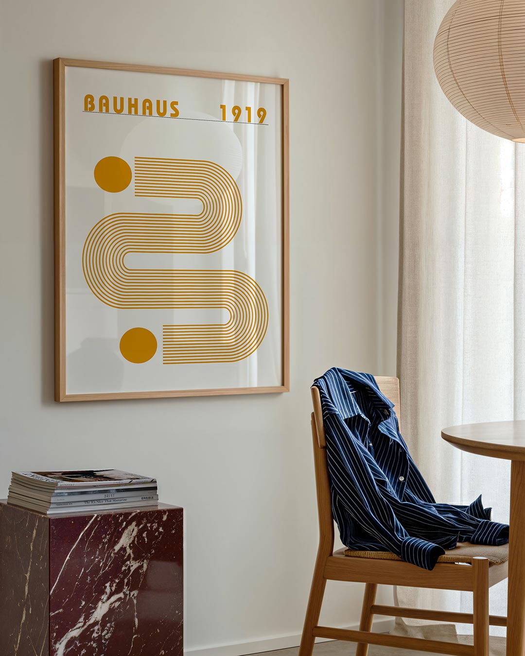 Lijnenspel en vormen Poster