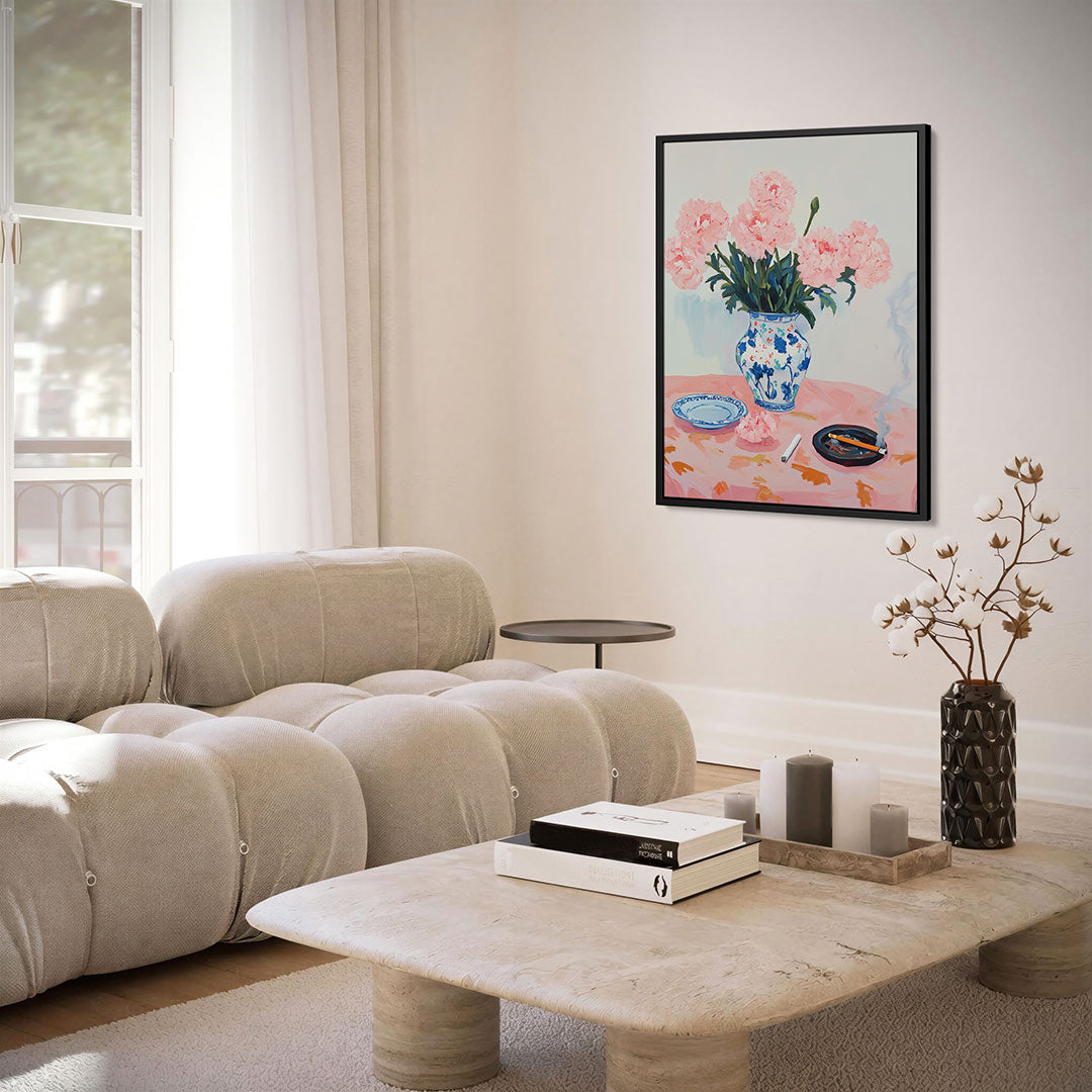 Bloemrijke compositie Kunstwerk