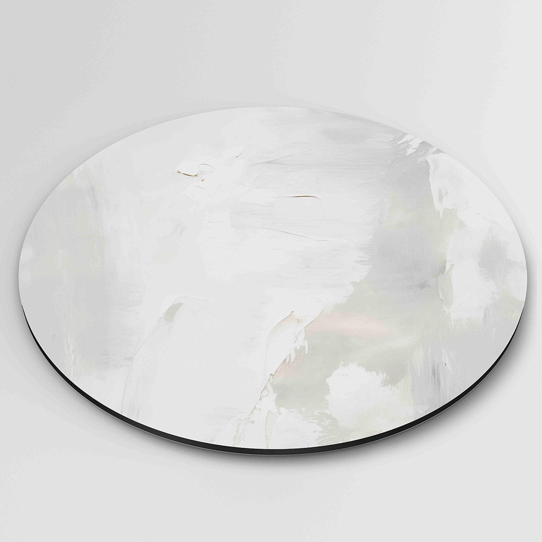 Abstracte witte Muurcirkel