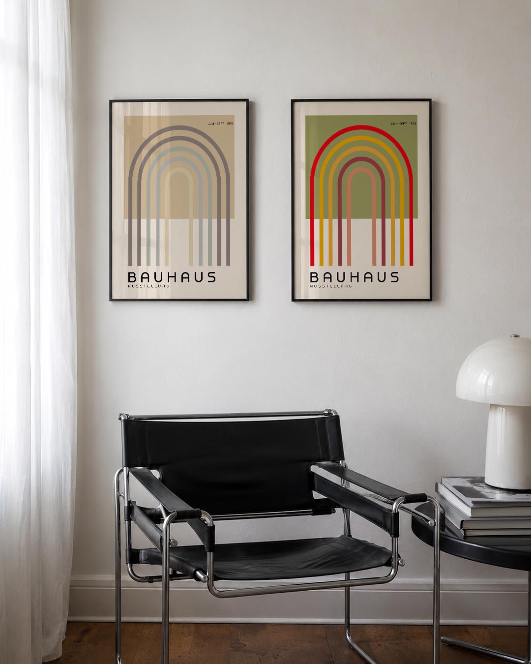Boogvormen en lijnen Posterset