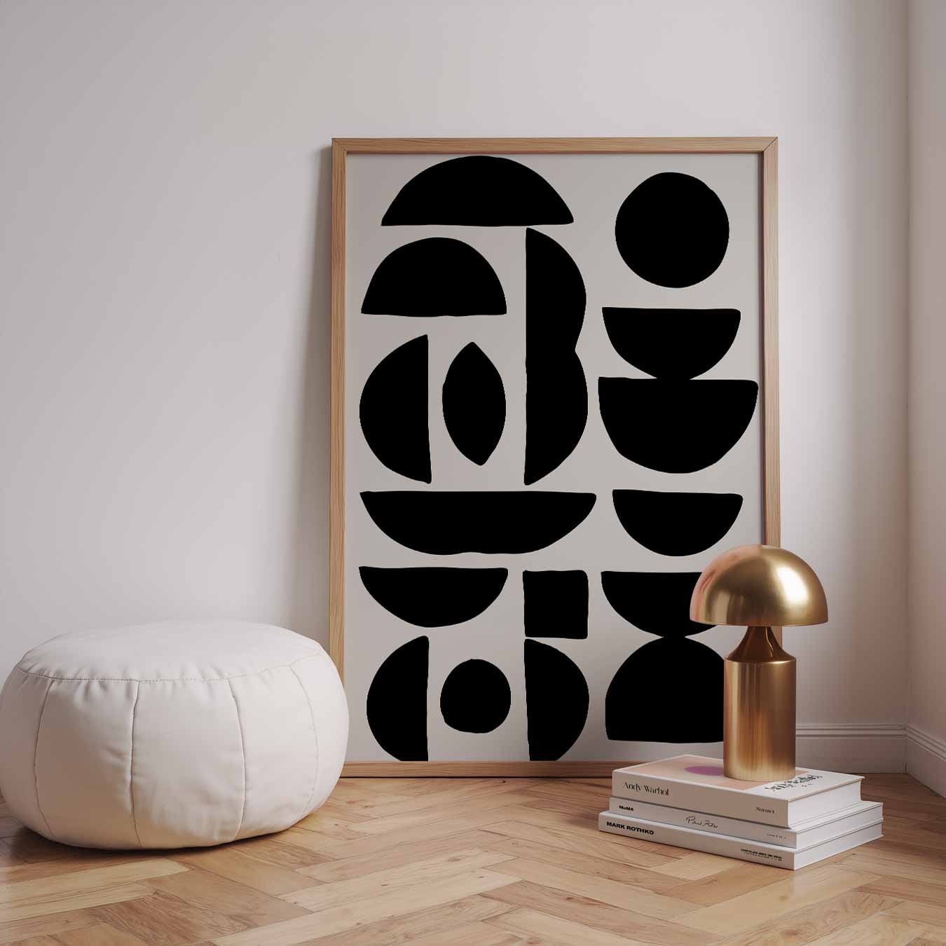 Moderne Geometrische Kunstposter-WallArtistic