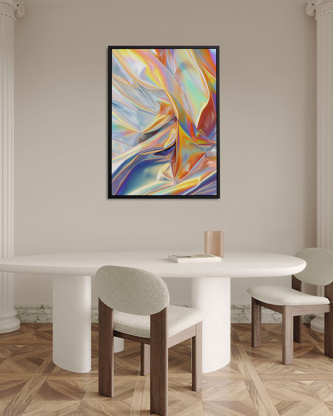 Iridescente kleurenpracht Kunstwerk