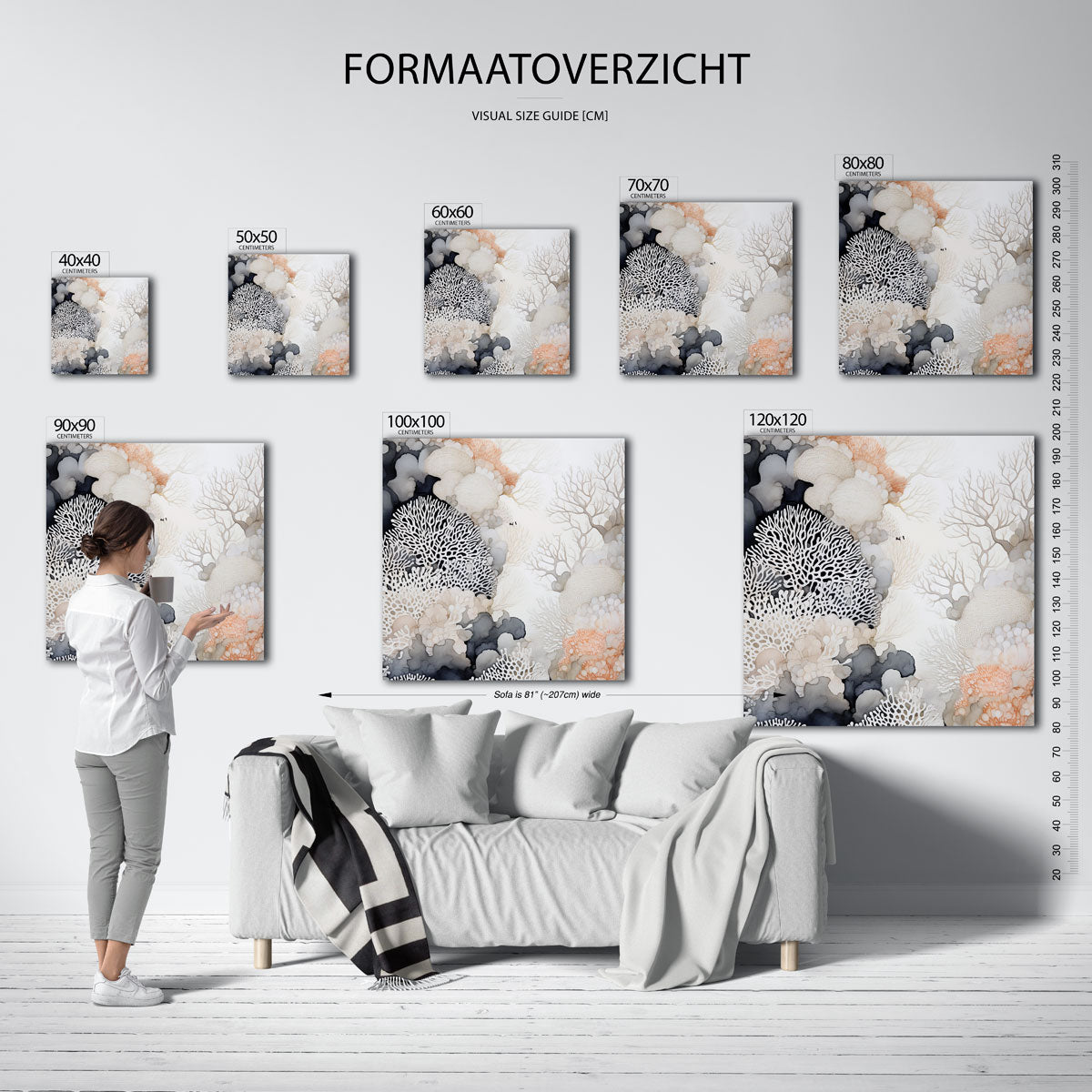 Koraalstructuren Poster