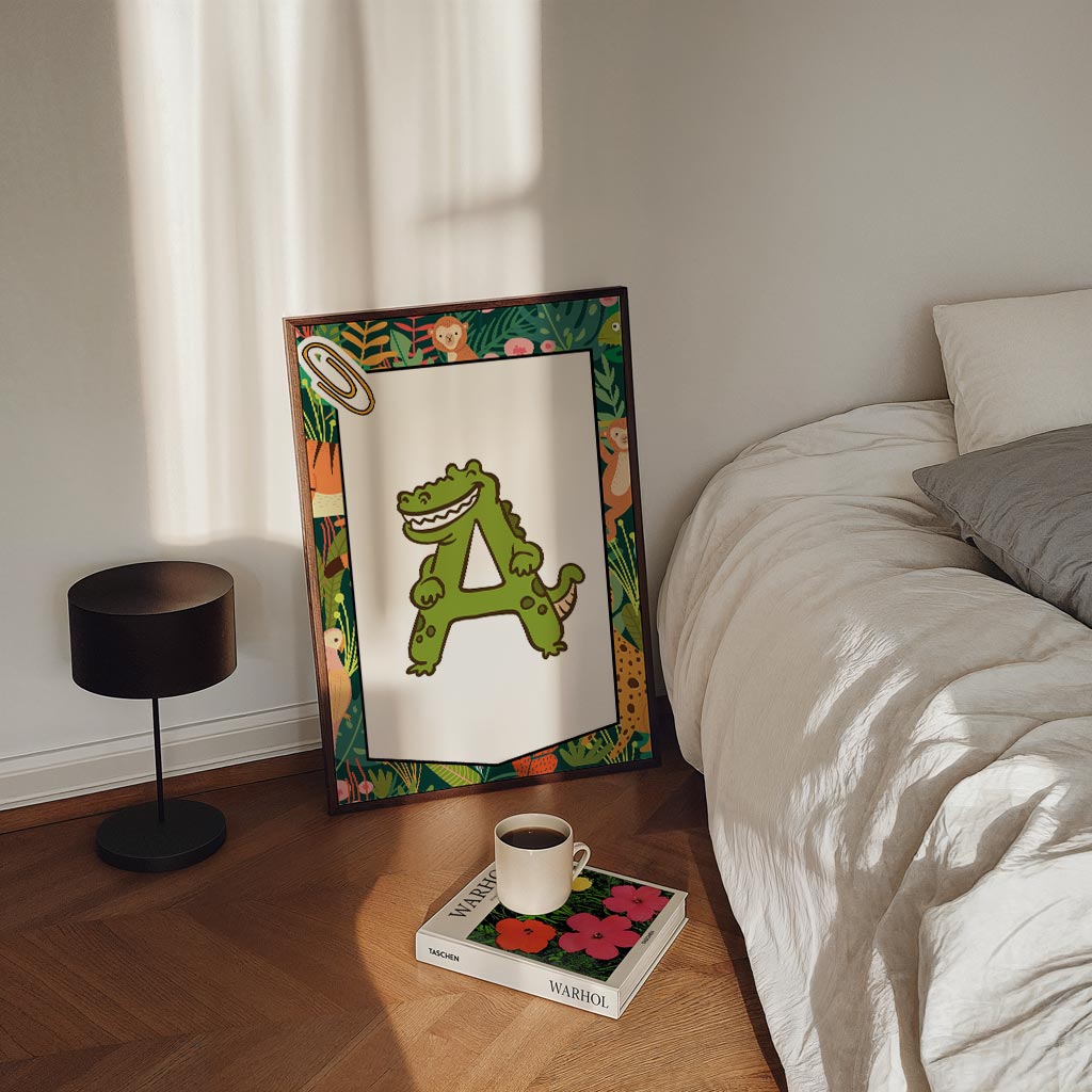 Jungle Alfabet Poster-WallArtistic