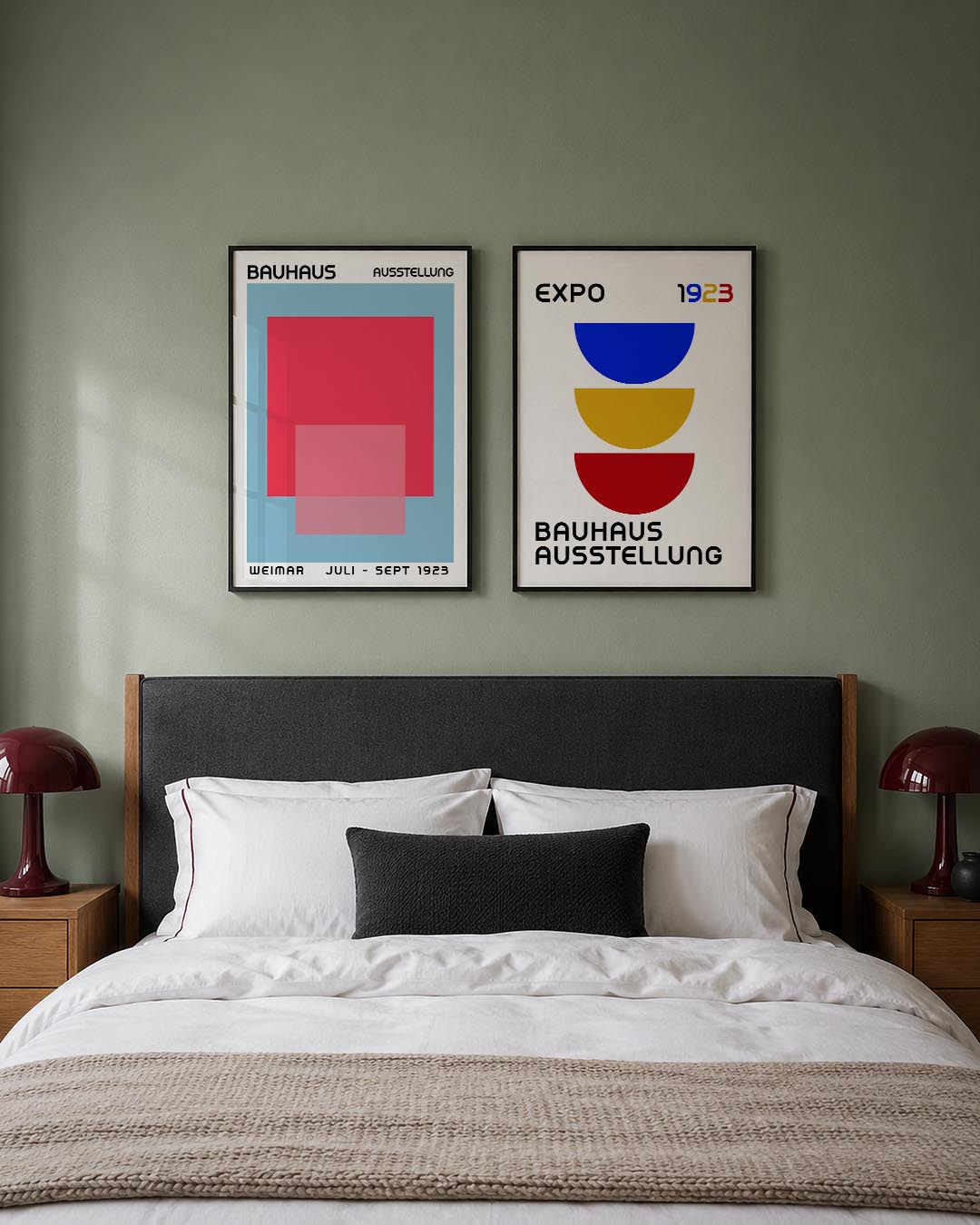 Kleurvlakken en lijnen Posterset