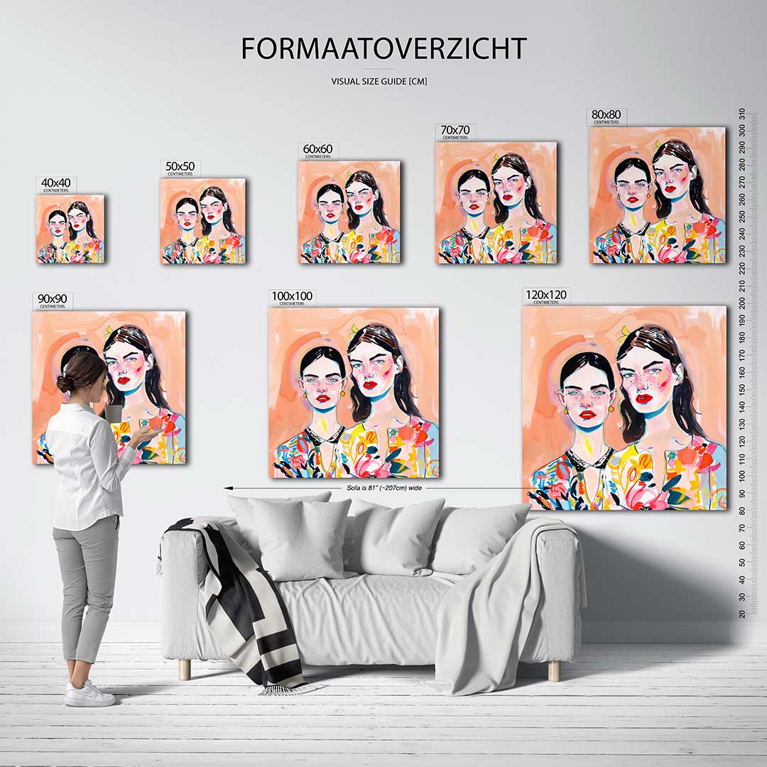 Portretten Kunstwerk