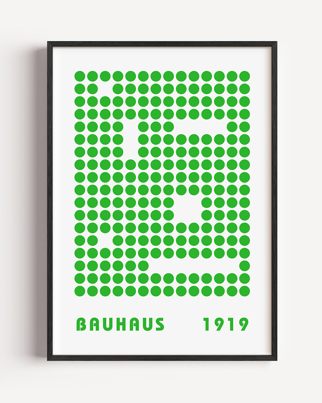 Groene puntstructuur Poster