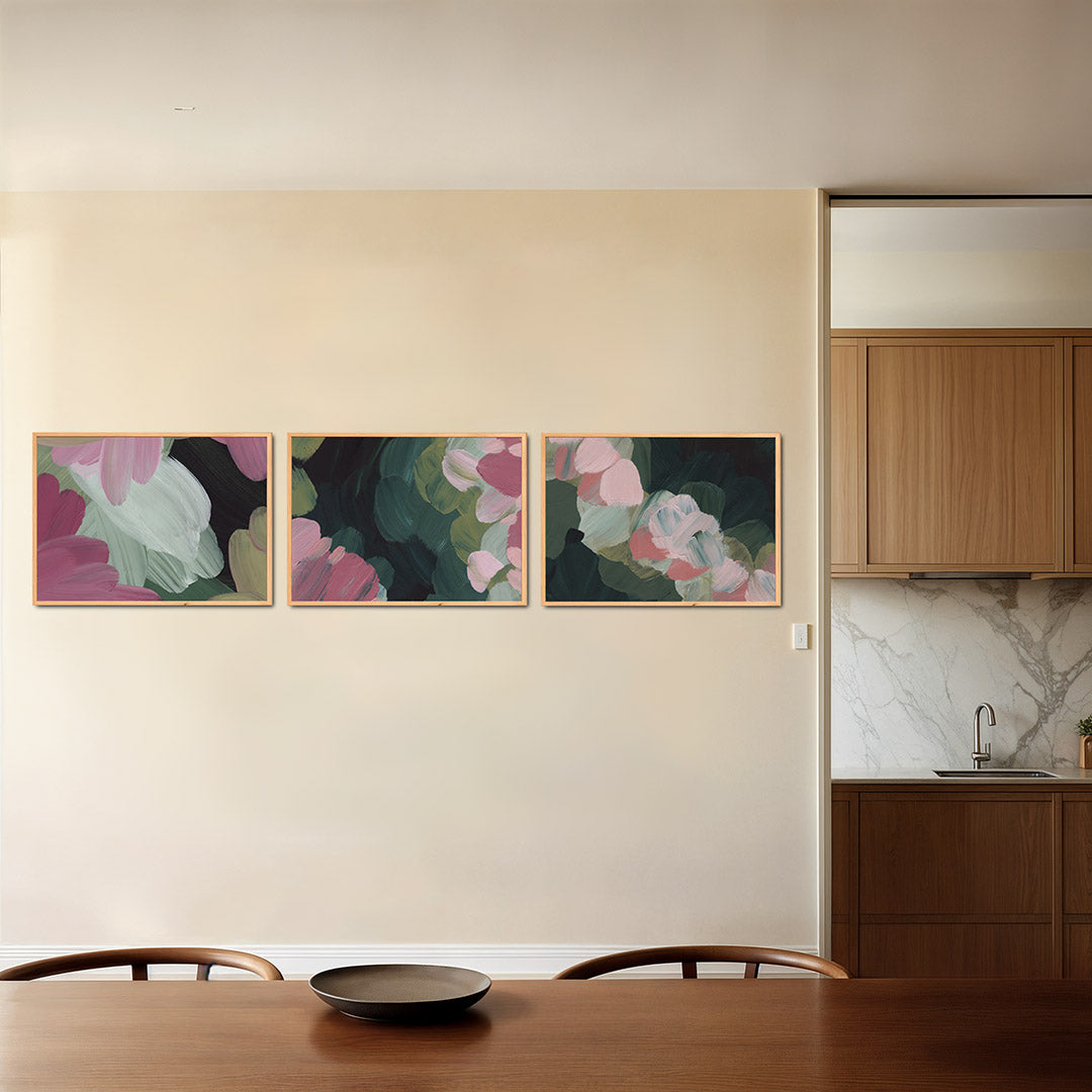 Kleurrijke vormen Posterset