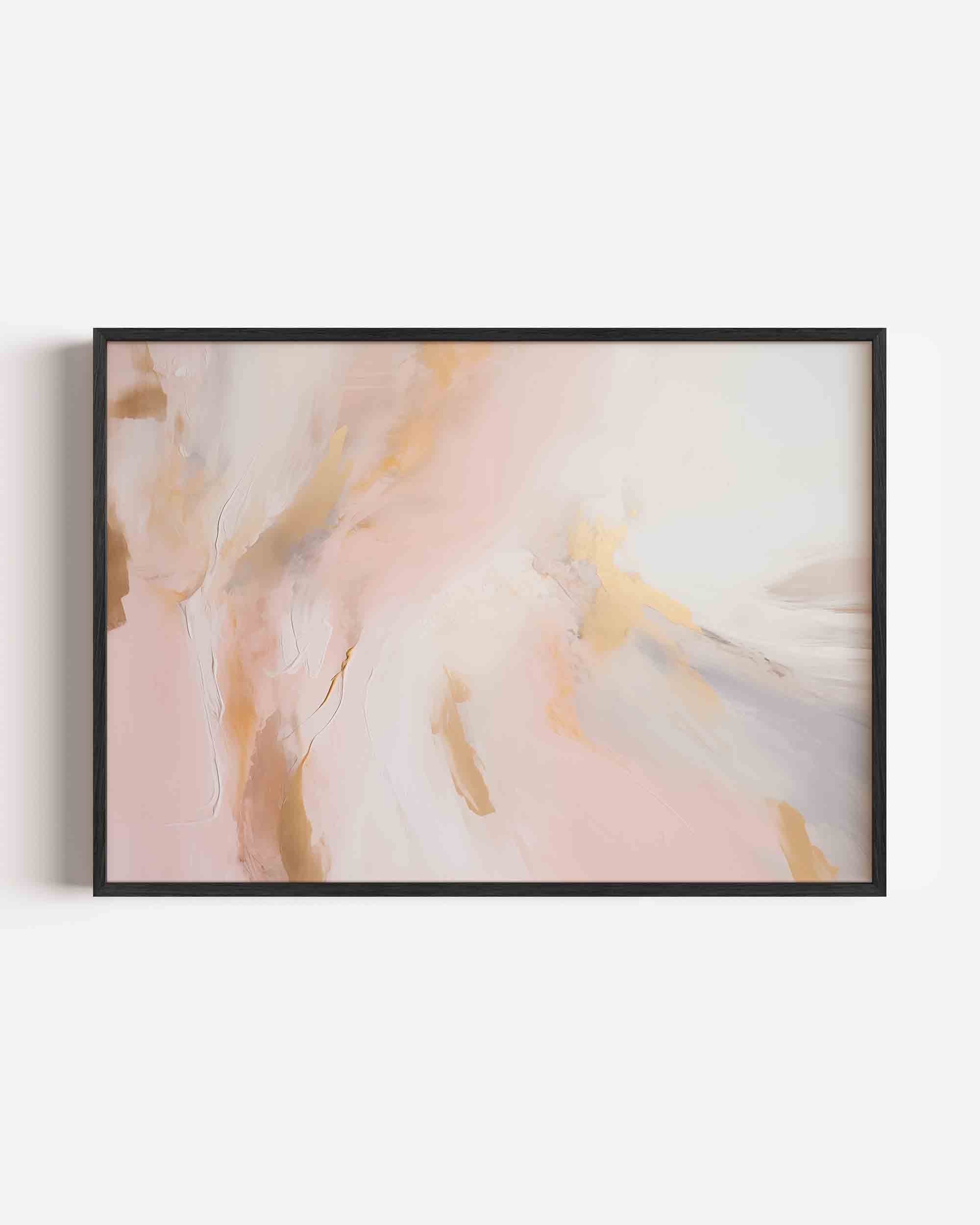 Abstracte pastel Poster