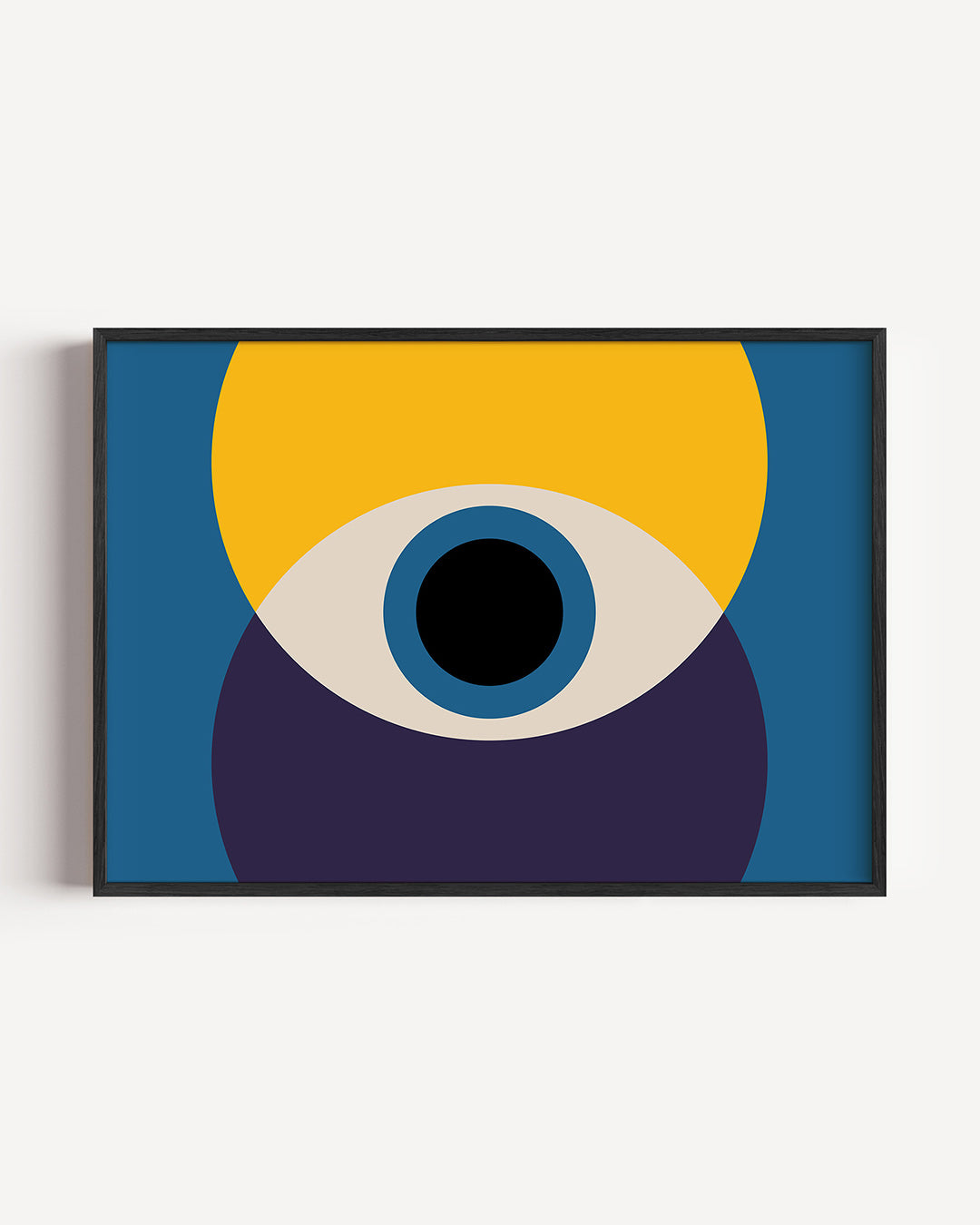 Cirkelvormen en kleurvlakken Poster