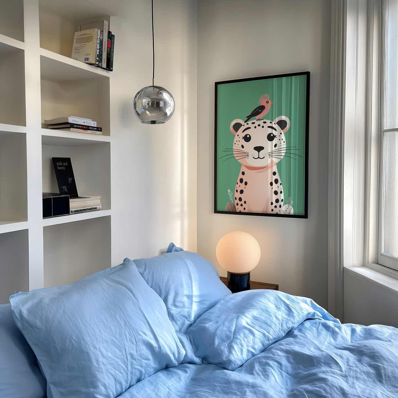 Vrolijke Dierenvriendschap Poster-WallArtistic