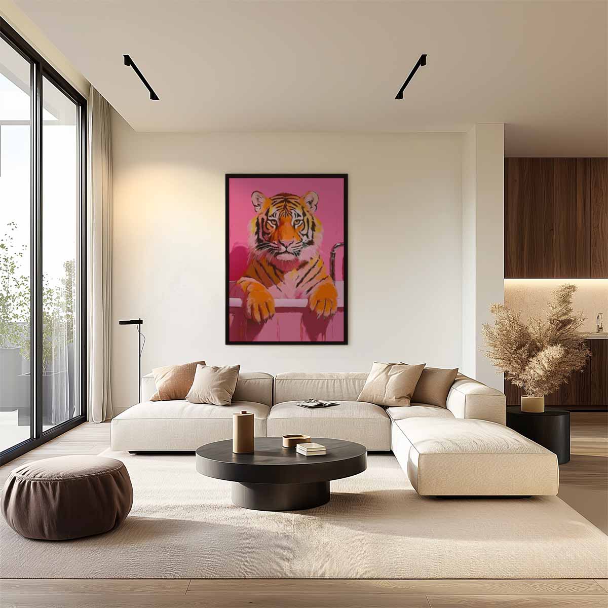 Tiger in the Bath Artwork