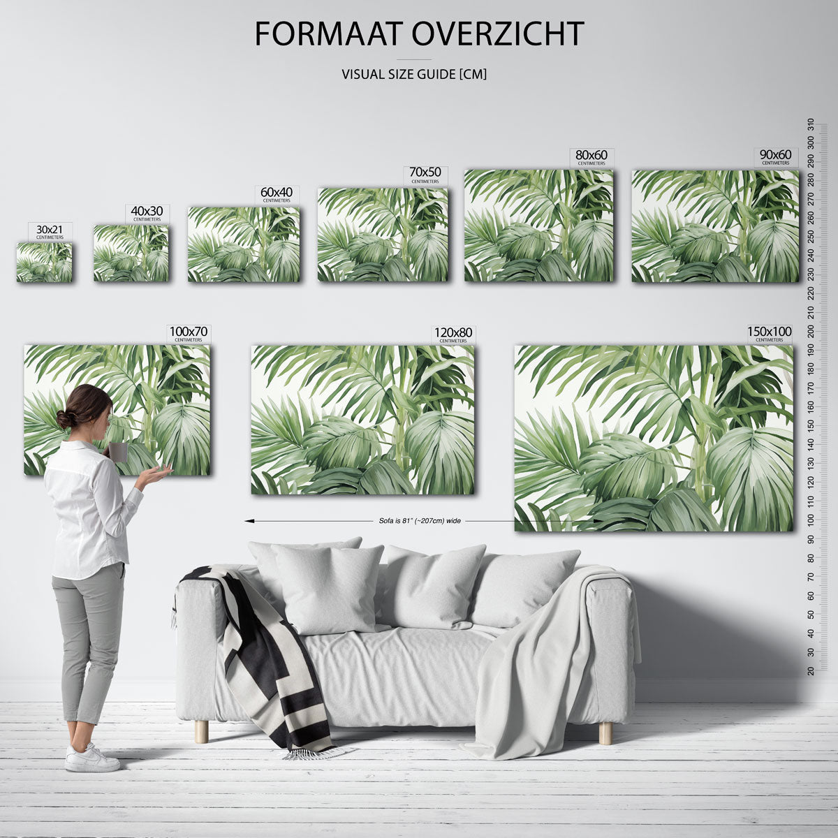 Groene bladeren Poster