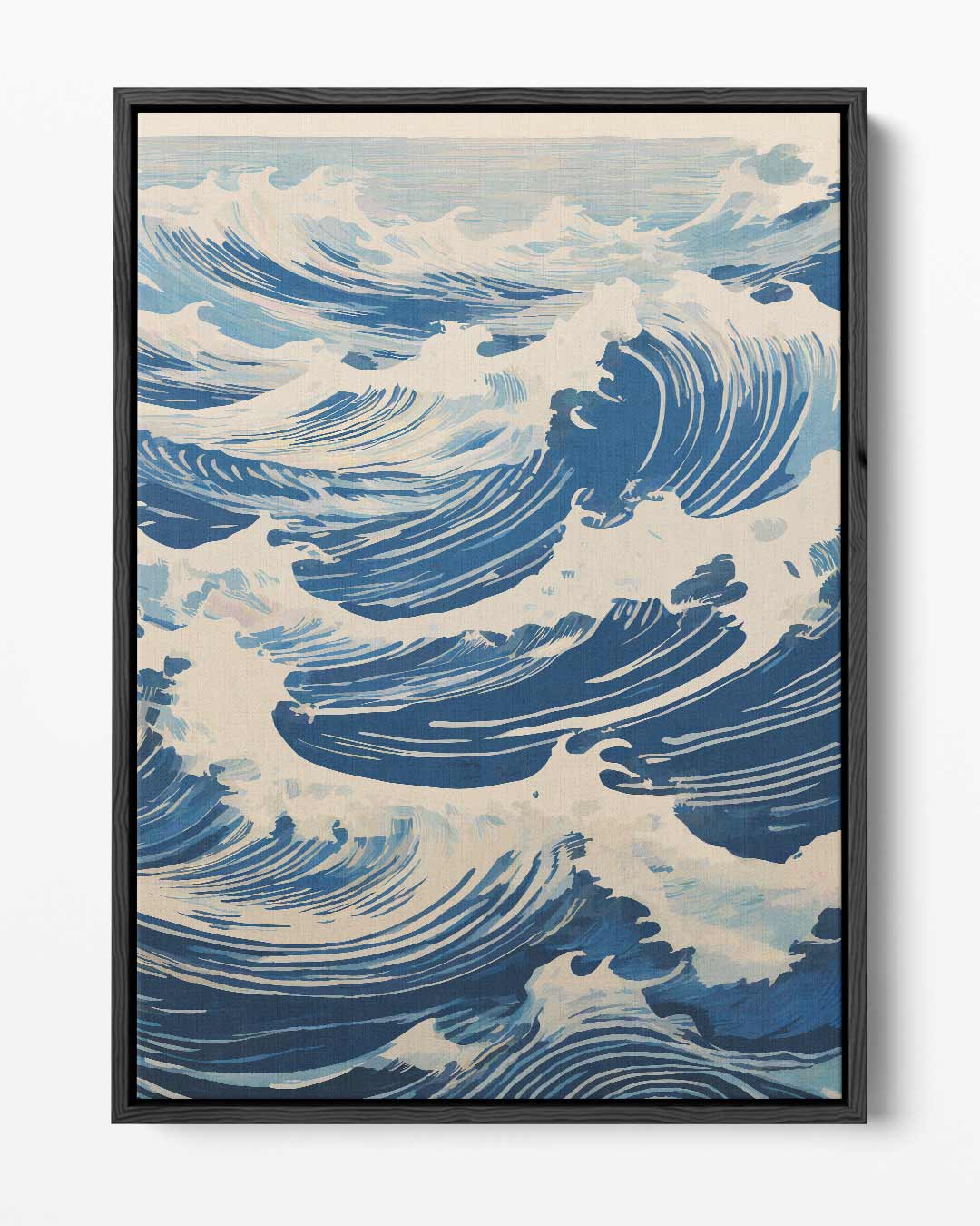 Golven in beweging Kunstwerk-canvas-dibond-plexiglas-wanddecoratie-WallArtistic