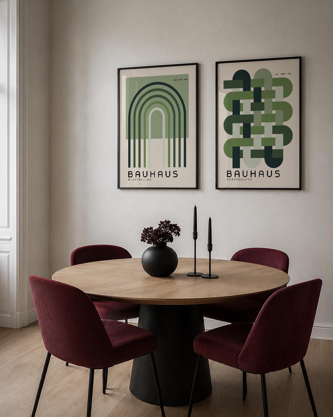 Boogvormen en lijnen Posterset