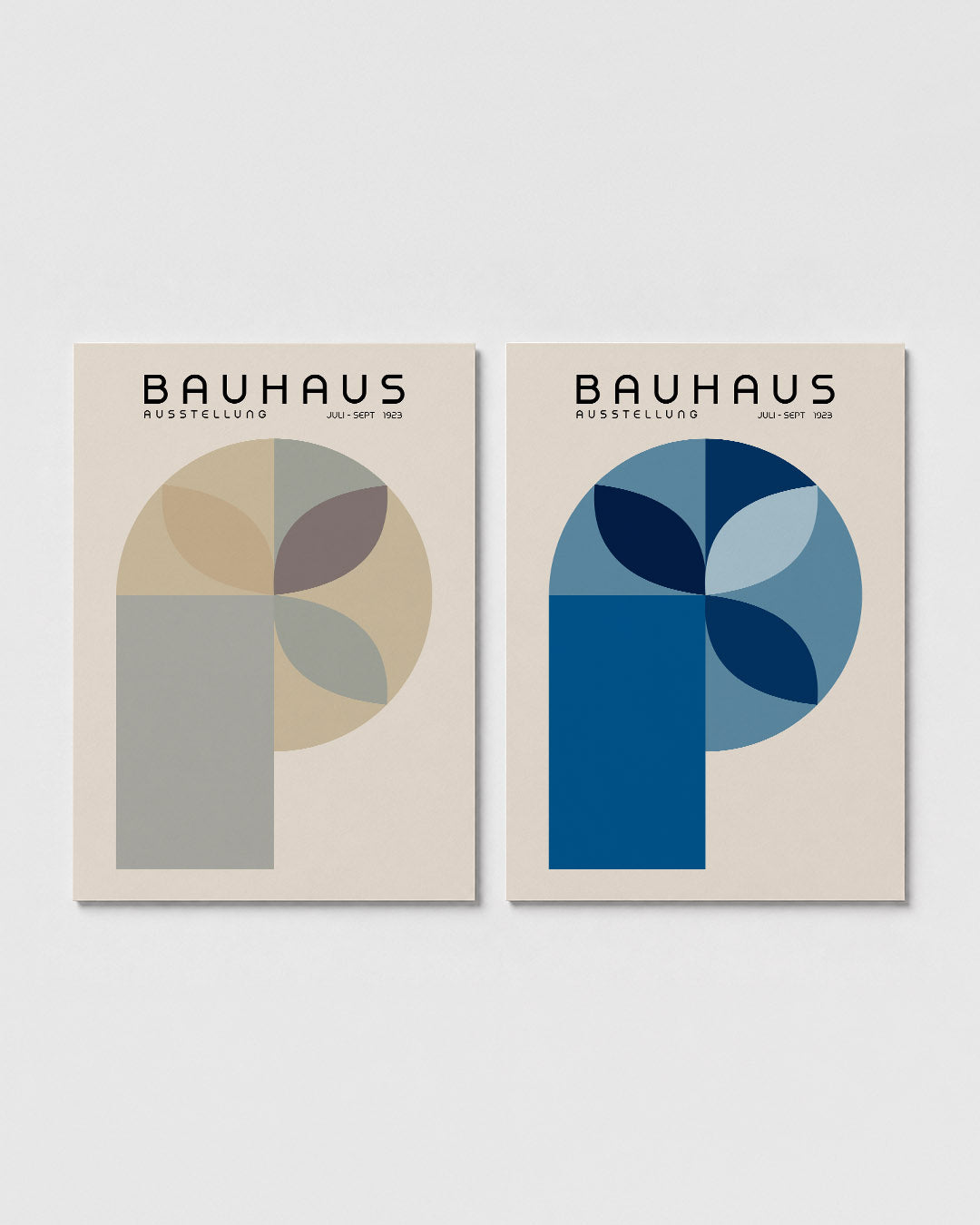 Vorm en kleurvlakken Posterset