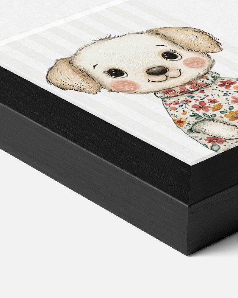 Schattige Puppy Poster-WallArtistic