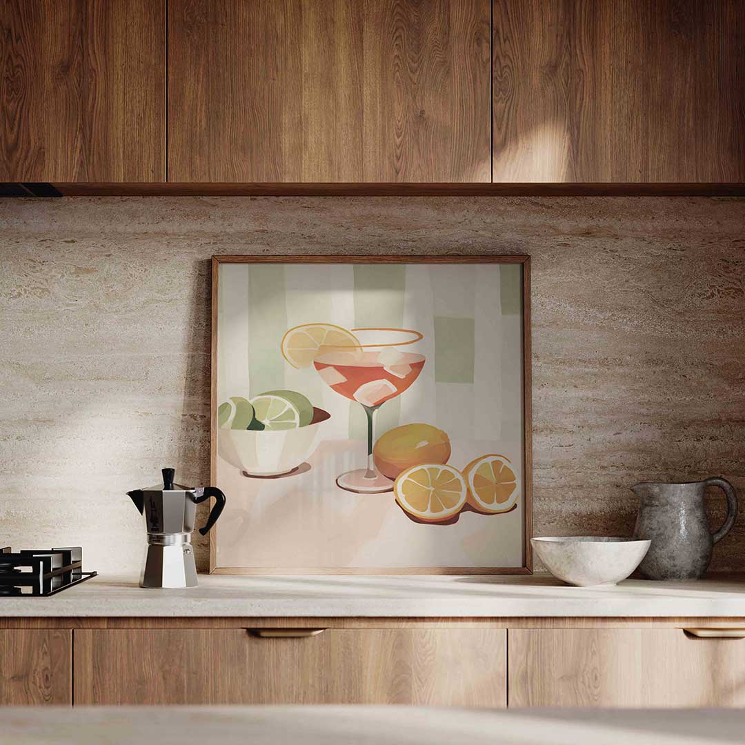 Cocktail en citrus Poster